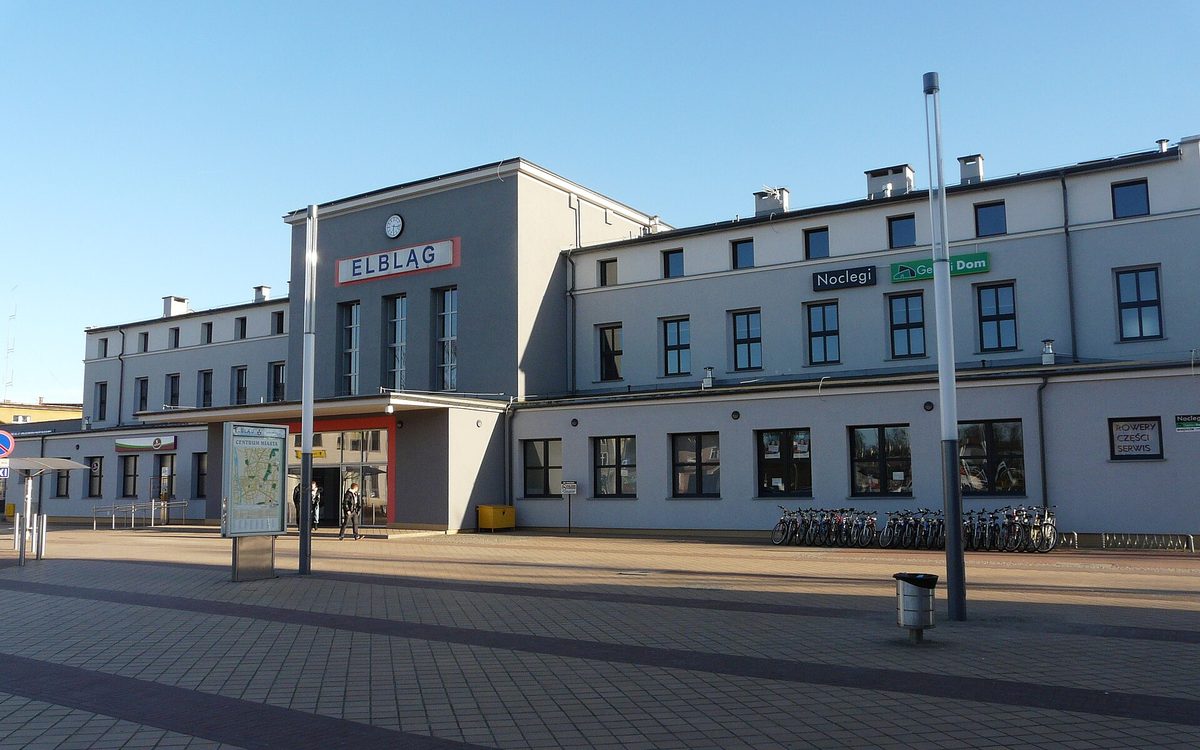 Dworzec kolejowy — Elbląg